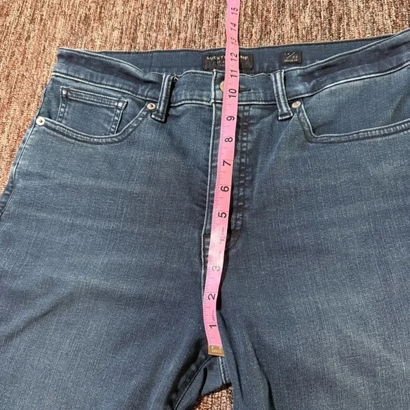 Lucky Brand High Rise Bridgette Skinny Jeans Dark Wash Size 14/32 - Picture 6 of 10
